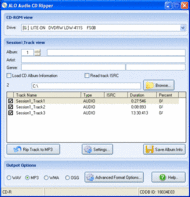 ALO Audio CD Ripper screenshot